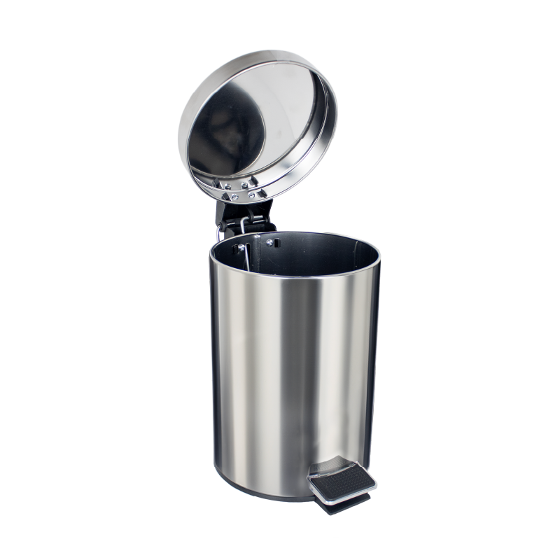 Lixeira de aço inox