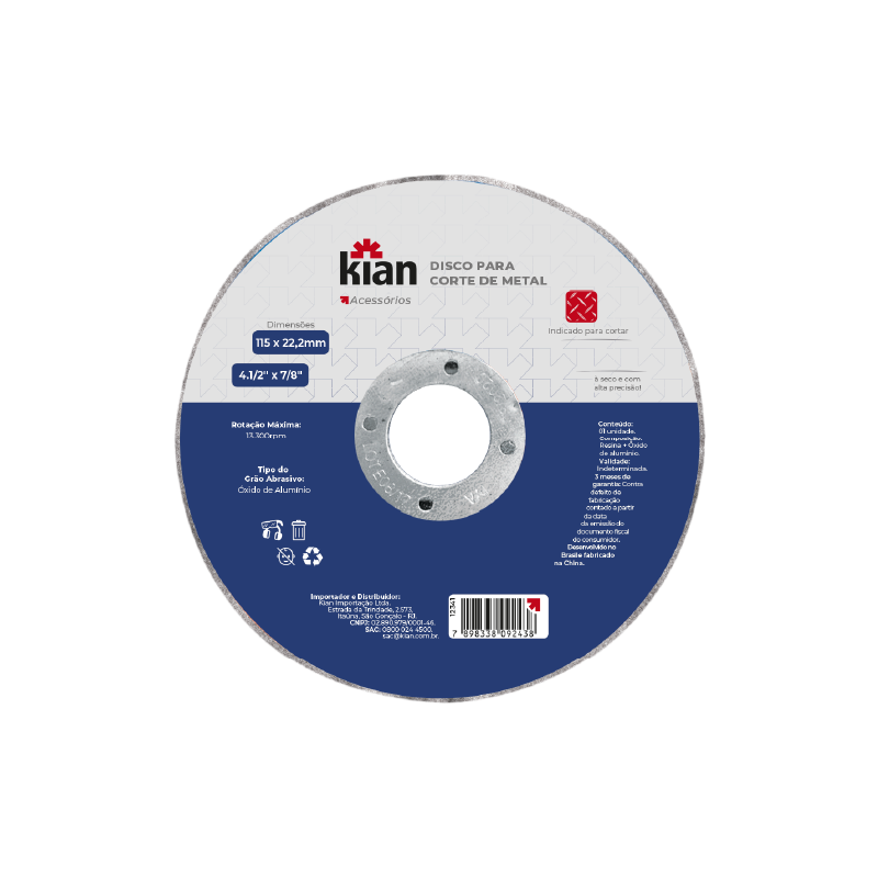 Disco para Corte de Metal