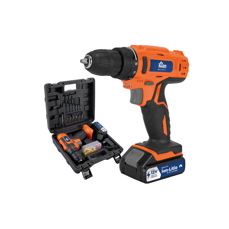 Parafusadeira e Furadeira sem Fio 12V PFR02ML