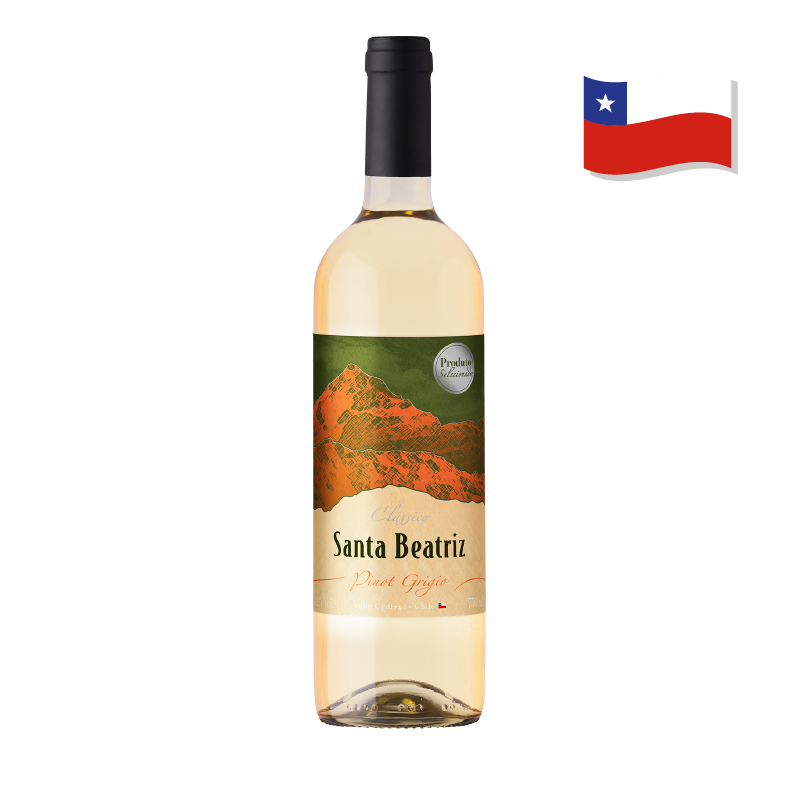 Vinho Branco Chileno Clássico Pinot Grigio