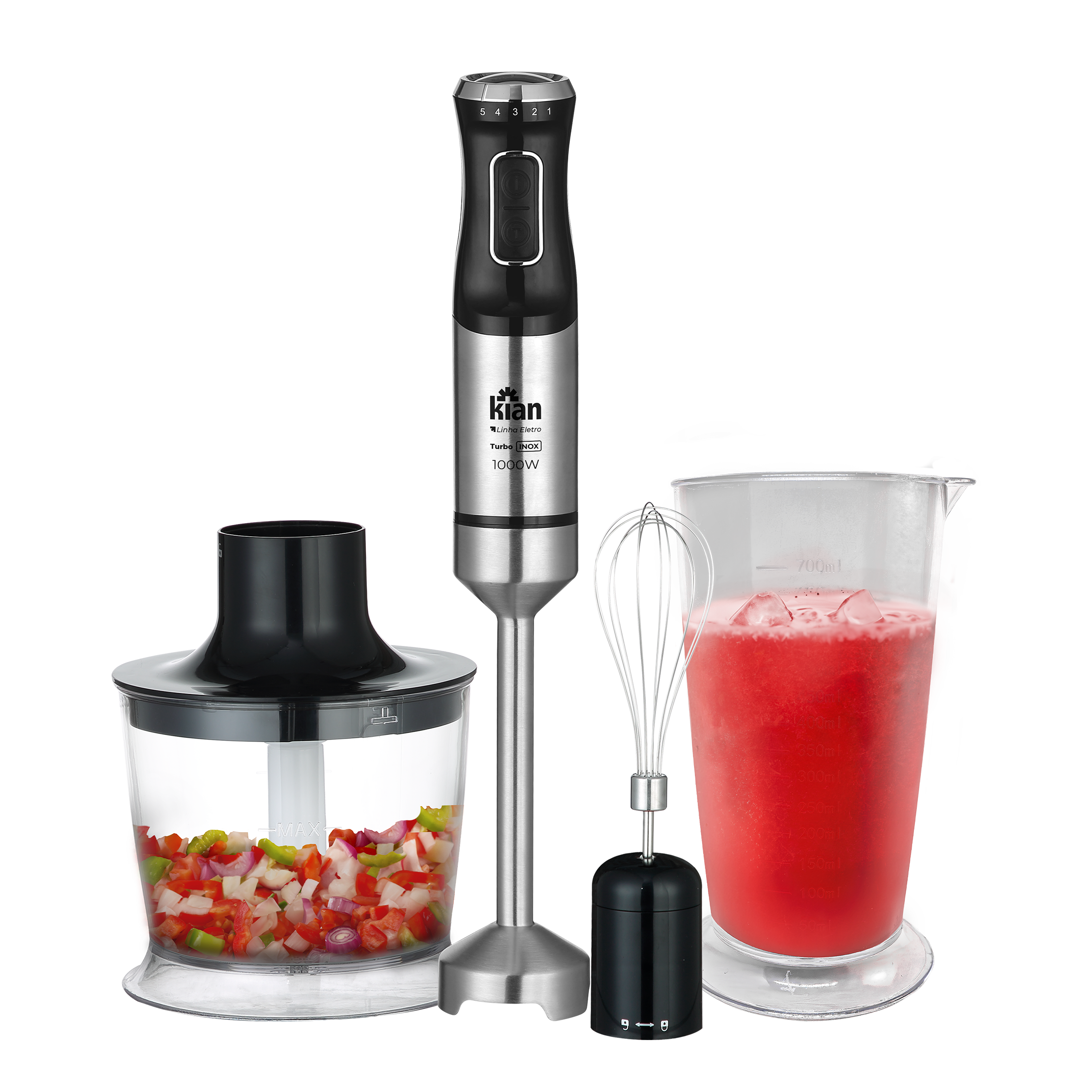 Mixer 3×1 Turbo Inox MX-102